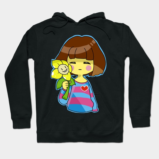 Frisk Undertale Hoodie by VCalavera